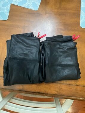 Preloved ~ Two Pair Black Spanx ~ Sz. L